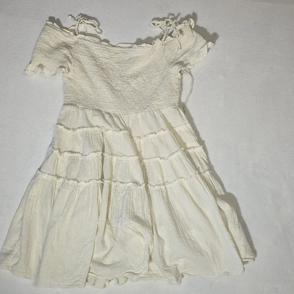 Free People X REVOLVE Happy With You Mini Dress Mini Sunlit White medium - Picture 8 of 9